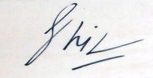 Shikhar Dhawan Signature